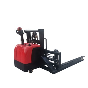 Transpaleta Eléctrica YC de 1 Tonelada con Batería Completa, Tipo Walkie, Carretilla Elevadora Retráctil, para Bidones de Aceite y Talleres de Impresión - Product Image 1