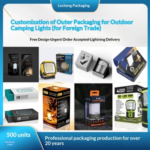 Caja de Linterna para Camping con Soporte y Herramientas para Tiendas de Campaña, Empaque Impreso a Color - Product Image 5