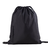 Sac à dos de sport personnalisé 2026 en tissu recyclé avec cordon de serrage, sacs réfléchissants à cordon, sac fourre-tout à cordon