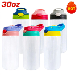 12Oz Kids 304 Double Walled Vacuum Stainless Steel Baby Water <b>Bottle</b> <b>with</b> <b>Flip</b> <b>Top</b> Lid for Camping and Hot Printing - Product Image 1