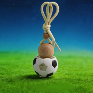 New Style 6ML Football Portable Hanging <b>Car</b> air Freshener Perfume Glass Bottle with Round Beech Lid - Product Image 4