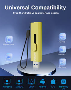 Oscoo 1Tb Draagbare Usb Harde Schijf Zink Legering Metaal Ssd Usb3.2 Externe Solid State Drive Voor Laptop Desktop Pc Telefoon Tablet Tv - Product Image 3