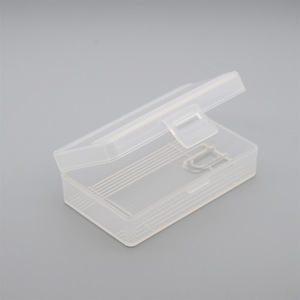 Portable Battery Case For 21700 20700 Li-<b>Polymer</b> Batteries Transparent White Storage Box - Product Image 2
