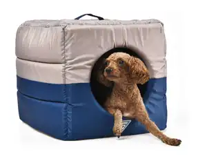 Cueva acogedora para mascotas, cueva de Material reciclado respetuoso con el medio ambiente, cueva para perros y gatos, diseño bidireccional, novedad