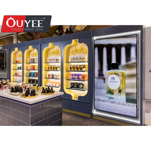 Tienda minorista de perfumes de lujo Diseño de interiores Arabia Saudita Elegancia Estantes de exhibición de perfumes Exhibición de aromas Centro comercial Perfume Bar Kiosco - Product Image 2