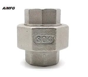 factory stainless steel thread union nipple pipe fitting