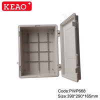390*290*165mm PWP668 custodia elettronica in plastica impermeabile per esterni scatola resistente alle intemperie scatola di giunzione con montaggio superficiale IP65