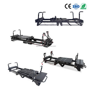 เครื่องพิลาทิสแบบรีฟอร์เมอร์ รุ่นเมจฟอร์เมอร์ คุณภาพสูง ทนทาน สีดำ ทำจากอะลูมิเนียม สำหรับสตูดิโอพิลาทิส เป็นมิตรกับสิ่งแวดล้อม ปรับได้อเนกประสงค์ สำหรับบริหารกล้ามเนื้อแกนกลาง - Product Image 6