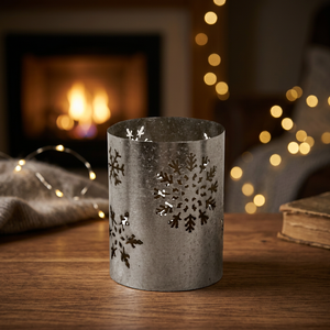 Jaula para velas perforada y grabada - Product Image 1