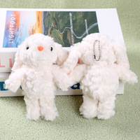 Boneka Kelinci Bangbang, Boneka Kelinci Bertelinga Lengkung, Liontin Boneka Plush, Mainan Boneka Anak, Tas Boneka, Hadiah Ulang Tahun, Grosir