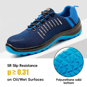<span class=keywords><strong>Scarpe</strong></span> Antinfortunistiche Professionali con Protezione da Rischi Elettrici (EH), in Tessuto Fly Weave e Suola in PU, per <span class=keywords><strong>Siti</strong></span> di Produzione, Sneakers da Lavoro - Product Image 4