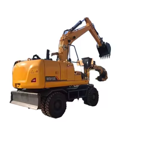 Excavadora de Ruedas Grande de 15 Toneladas W915E Fabricada Oficialmente con Accesorios Opcionales para Diversas Aplicaciones - Product Image 2