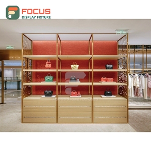 Sistema de Exhibición de Acero Inoxidable Cepillado para Tiendas de Ropa, Venta Directa de Fábrica, Servicio OEM - Product Image 5