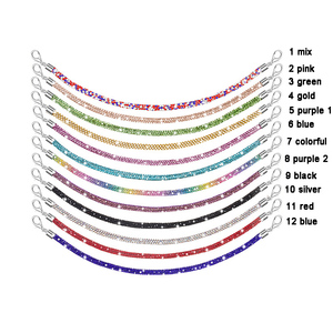 YN Catena Decorativa Staccabile in Metallo con <span class=keywords><strong>12</strong></span> Colori e Charm Bling alla Moda per Cappelli da Baseball in Rete, per Uomo e Donna - Product Image 3