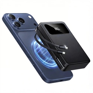 Banco de Energía Portátil de Alta Capacidad, 20W, Batería de Litio-Polímero, <span class=keywords><strong>Carga</strong></span> Inalámbrica Tipo C <span class=keywords><strong>para</strong></span> Teléfono y Portátil - Product Image 4