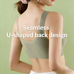 Reggiseno Senza Cuciture e Senza Ferretto, Push-up, per Dormire, Yoga, Sport, Ultra Sottile, Sexy, Traspirante - Product Image 4
