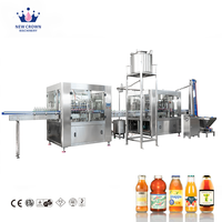 Chinese ontwerp hoogwaardige volautomatische A tot en met Z glazen flesjes sap productielijn glazen dranken sapvulfaciliteit