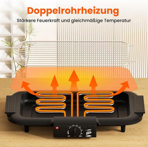 Parrilla Eléctrica para Barbacoa, Calentamiento Potente, Utensilios de Cocina Duraderos, Parrilla de Alta Calidad para Uso Doméstico - Product Image 4