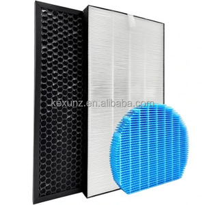 <span class=keywords><strong>เครื่อง</strong></span><span class=keywords><strong>ฟอก</strong></span><span class=keywords><strong>อากาศ</strong></span>ใช้งานร่วมกันได้กับเครื่องฟอกอากาศ <span class=keywords><strong>Sharp</strong></span>, KC-D40E-W KC-D50 KC-E50 KC-F50 KC-D40E แผ่นกรองคาร์บอนกัมมันต์อะไหล่เครื่องเพิ่มความชื้นในอากาศ - Product Image 1