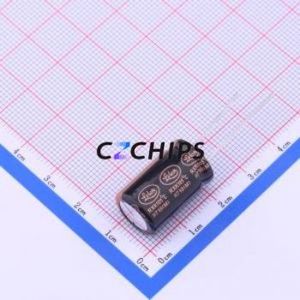 Condensateur électrolytique en aluminium à montage traversant RXK221M1JBK-1320, D12.5xL20mm 220uF 20% 63V 870mA-100kHz - Product Image 2
