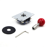 Vente en gros, couleur directe, dôme ovale, 2/4/8 voies, micro-interrupteur à retardement zéro, joystick d'arcade, joystick amovible