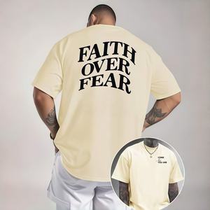 Camiseta Lisa al por Mayor para Personalizar con Serigrafía Digital, Logotipo de Marca, Poliéster y Algodón, Tallas Grandes para Hombre - Product Image 2