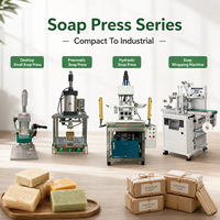 Presse à savon miniature à petite échelle |   Machine à estamper le savon pneumatique 12 kg, facile à utiliser