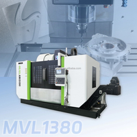 Centre d'usinage vertical GUOSHENG MVL1380S avec guides linéaires X-Y et axe Z à guidage rigide pour usinage intensif, fraiseuse CNC