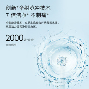 Xiaojia F300 Electric Water Flosser 200Ml Detachable Tank IPX7 Waterproof Type C <b>Charging</b> Mint Green Smoky White - Product Image 2