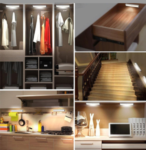 Rechargeable Dimmable LED Cabinet Light mit Remote Control Portable Magnetic 3 farben Changeable Under Cabinet Led Light - Product Image 6