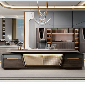 Muebles de oficina de lujo CEO gerente hechos en China escritorio ejecutivo mesa de oficina Escritorio de jefe Escritorio de oficina ejecutiva - Product Image 4