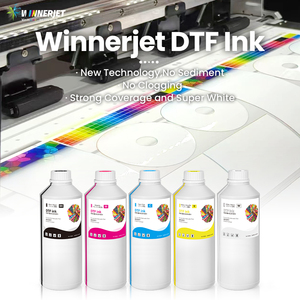 プレミアムカラーホワイトDTFインク1000mlエプソンI3200 XP600 L1800 L805 4720 1390 R1390 DTFプリンターバルク転写インクセット用 - Product Image 2