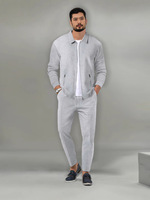 Cardigan à capuche unisexe en maille respirante avec imprimé animal, fermeture éclair, 220g, coupe décontractée, en polyester brodé