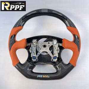 <span class=keywords><strong>Volant</strong></span> sport en fibre de carbone <span class=keywords><strong>personnalisé</strong></span> Rppf avec LED pour Subaru Impreza WRX 2002-2004 - Product Image 1