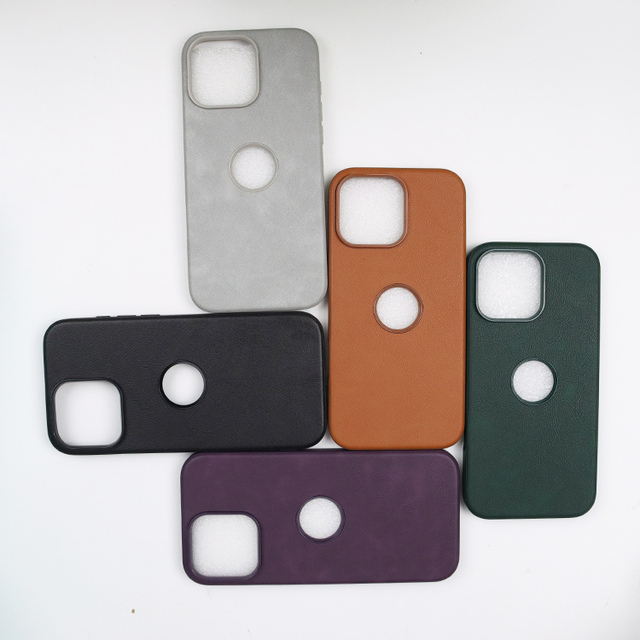 Logo Hole Design Protective Mobile Phone Case for iPhone 17 16 15 14 13 12 11 Pro Max Luxury Business Back Cover