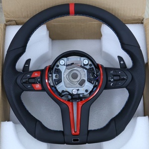 Volante Deportivo Personalizado con Detalles en Rojo y Azul para <span class=keywords><strong>BMW</strong></span> F10 F15 F20 F30 F32 E70 E90 X3 F34 F90 E84 E92 M3 M5 - Product Image 1