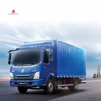 China Euro 5 Nieuwe Kleine Vrachtwagen Bestelwagen 160hp Links Drive 6 Wiel 4X2 Diesel Mini Diesel Cargo vrachtwagen Voor Express
