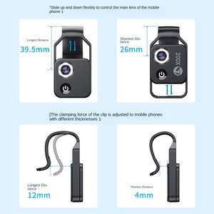 Chuyên nghiệp 200X zoom kỹ thuật số kính hiển vi ống kính cho điện thoại thông minh CPL di động dẫn ánh sáng & Macro ống kính cho điện thoại di động nhiếp ảnh - Product Image 4