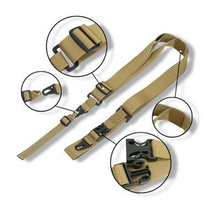 1.5インチ戦術<span class=keywords><strong>3</strong></span>点ナイロンMOLLEスリングガンショルダーストラップ調整可能クイックデタッチハンティングアクセサリーハンギングスリング - Product Image 4