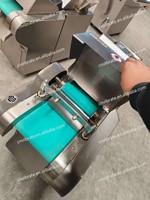 Vbjx Semi-Automatische Food Processor Food Groente En Fruit Ui Oranje Slicer Chopper Messen Machine