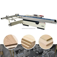 Scie à panneaux CNC à table coulissante H450D à moteur horizontal pour la découpe automatique du bois avec scie à poutre alternative de haute précision