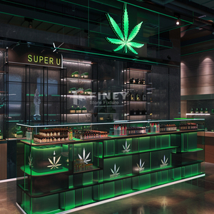 Smoke <strong>Shop</strong> Interior Decoration Design CanabS <strong>Shop</strong> Showcase Display Accessories Cigarette Showroom Furniture for Smoke <strong>Shop</strong> - Product Image 1