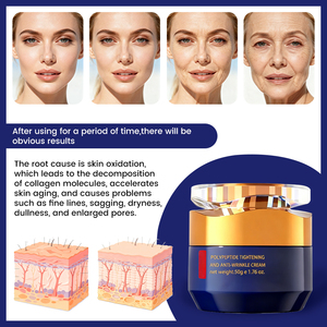 Crème anti-rides raffermissante au polypeptide OEM |   Crème raffermissante et rajeunissante pour le visage, pour peaux matures - Product Image 4