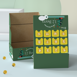 Caja de botella de vino de cerveza razonable de fábrica Caja de calendario de Adviento para vino de Navidad Caja de embalaje de calendario de Adviento - Product Image 4