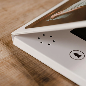 プロモーション5 7 10インチ<span class=keywords><strong>LCD</strong></span>紙ビデオブック & グリーティングカードパンフレットカスタマイズ可能名刺ビデオ - Product Image 3