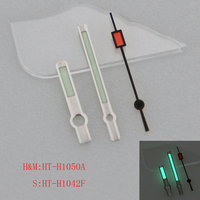 Populaire 3 Face Design Deux Côtés Brillant Super C3 Vert Lumineux Fit NH34 35 36 38 70 Mouvement SKX007 Aiguilles de montre