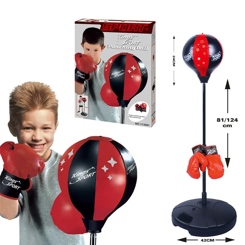 HW TOYS wholesale OEM/ODM Kids outdoor hobby fun sports toys punching ball Boxing punching game hanging gate IC speed ball