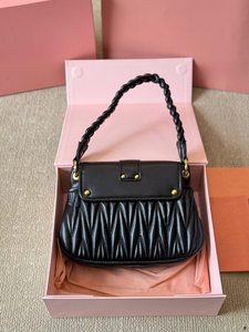 Bolso cruzado de cuero genuino de diseñador de lujo para mujer, bolso de hombro portátil con asa, bolso de mano exclusivo de nailon para mujer - Product Image 6