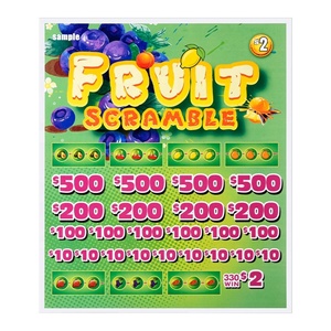 Pull Tab Tickets Cards Custom Break Open Pull Tab Lottery Tickets Lucky Winning Custom Printing for USA - Product Image 2
