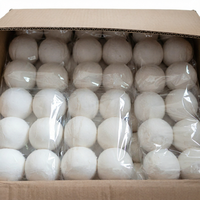 Boules de séchage en laine naturelle, lot de 6, réutilisables, adoucissant textile, anti-plis pour le séchage des vêtements